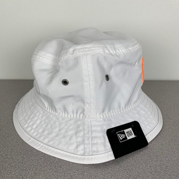 PXG New Era Neon Orange Unstructured Bucket Hat White S/M - Picture 6 of 9